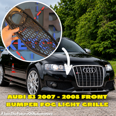 Audi S3 8P 2007–2008 Front Fog Light Grilles – OEM-Style