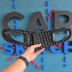Fiat Grande Punto (199) 2005–2009 Front Honeycomb Grille Inserts – Pair