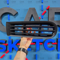 Audi A3 8L Facelift Front Bumper Left Grille No Fog Light Hole * 8L0 807 489 A *