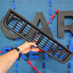 Audi S4 B6 front center lower grille replica black 3-piece