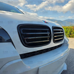 BMW X5 E70 / X6 E71 Front Upper Kidney Grilles – M-Look 2025 Style