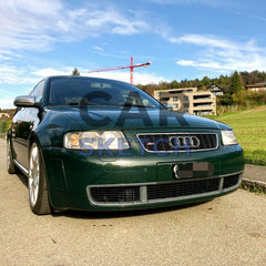 Audi S3 8L Front Bumper Grilles No Fog Light Hole Set L & R * 8L9 807 681/682 *