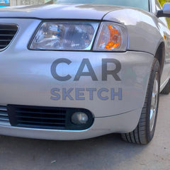 Audi A3 8L Facelift Front Bumper Left Grille * 8L0 807 489 C *