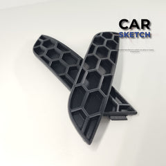 Seat Leon 1P Force/Cupra - Seat Ibiza 6L Rear Bumper Honeycomb Reflector Delete Set