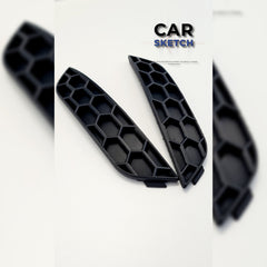 Seat Leon 1P Force/Cupra - Seat Ibiza 6L Rear Bumper Honeycomb Reflector Delete Set