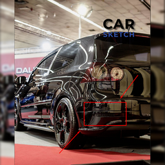 Volkswagen Golf Mk5 R32 Rear Reflector Delete Kit (2pcs)