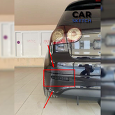 Volkswagen Golf Mk5 R32 Rear Reflector Delete Kit (2pcs)