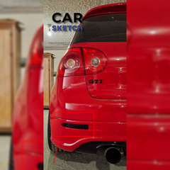 Volkswagen Golf Mk5 R32 Rear Reflector Delete Kit (2pcs)