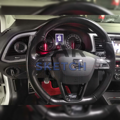 Seat Leon 5F Air Vent Gauge Pod (52mm or 60mm/62mm)