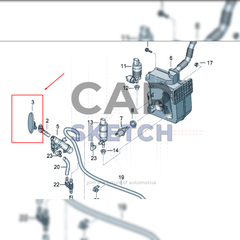 Seat Leon 1P Cupra Headlight Washer Covers * 1P0 955 109 - 1P0 955 100 *