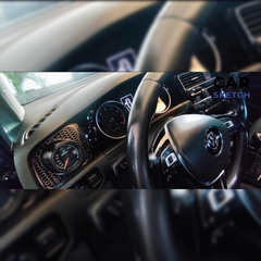 Volkswagen Golf MK7/MK7.5 R/GTI/GTD Air Vent Gauge Pod (60mm/62mm)