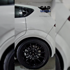 Seat Leon 1P Rear Quarter Window Louvers/Trim