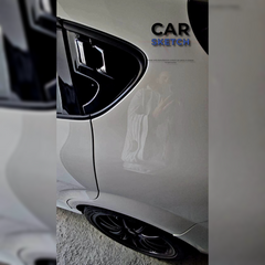 Seat Leon 1P Rear Quarter Window Louvers/Trim