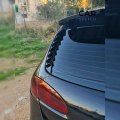 Seat Leon 1P Trunk Louvers/Trim (Facelift & Pre-Facelift)