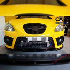 Seat Leon 1P Cupra Pre-Facelift Front Extension Grilles Set