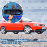 Audi A3 8L Facelift Front Bumper Left Grille No Fog Light Hole * 8L0 807 489 A *