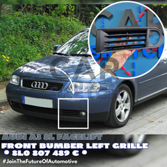Audi A3 8L Facelift Front Bumper Left Grille * 8L0 807 489 C *