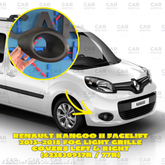 Renault Kangoo II Facelift 2013–2018 Καλύμματα Προβολέων Προφυλακτήρα Αριστερό & Δεξί (623830937R / 623844877R)