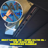 Seat Leon 1M / Audi A3-S3 8L / VW Golf MK4 Sunroof Handle – 3-Piece OEM-Style Replacement