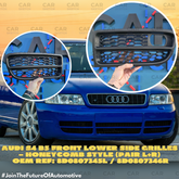 Audi S4 B5 Εμπρός Κάτω Πλαϊνές Γρίλιες – Honeycomb