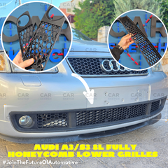 Audi S3 8L Custom Fully Honeycomb Lower Grilles