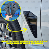 BMW X5 M 2025 look side vents gloss black