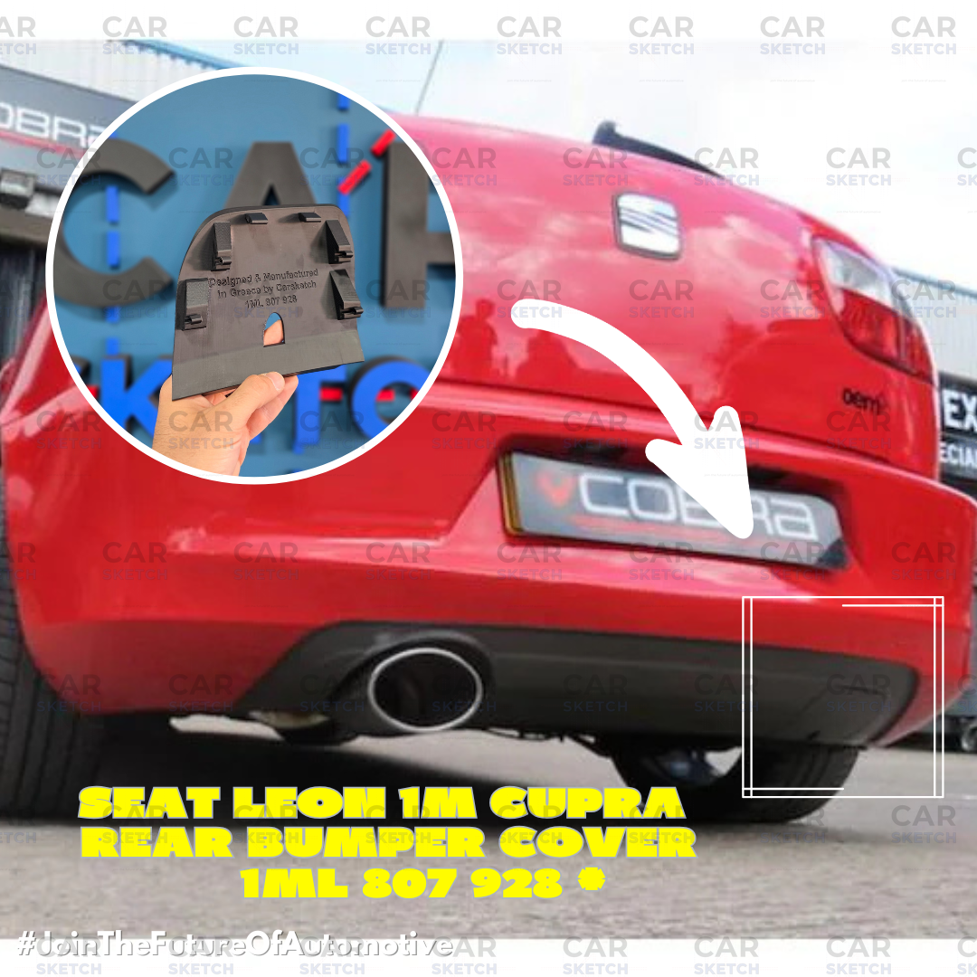 Seat Leon Cupra 1M MK1 rear tow hook cover replacement OEM style