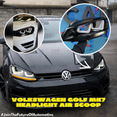 Volkswagen Golf MK7 Headlight Air Scoop