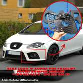 Seat Leon 1P Cupra Pre Facelift Front Bumper Grilles * 1P0 853 665 C - 1P0 853 666 C*
