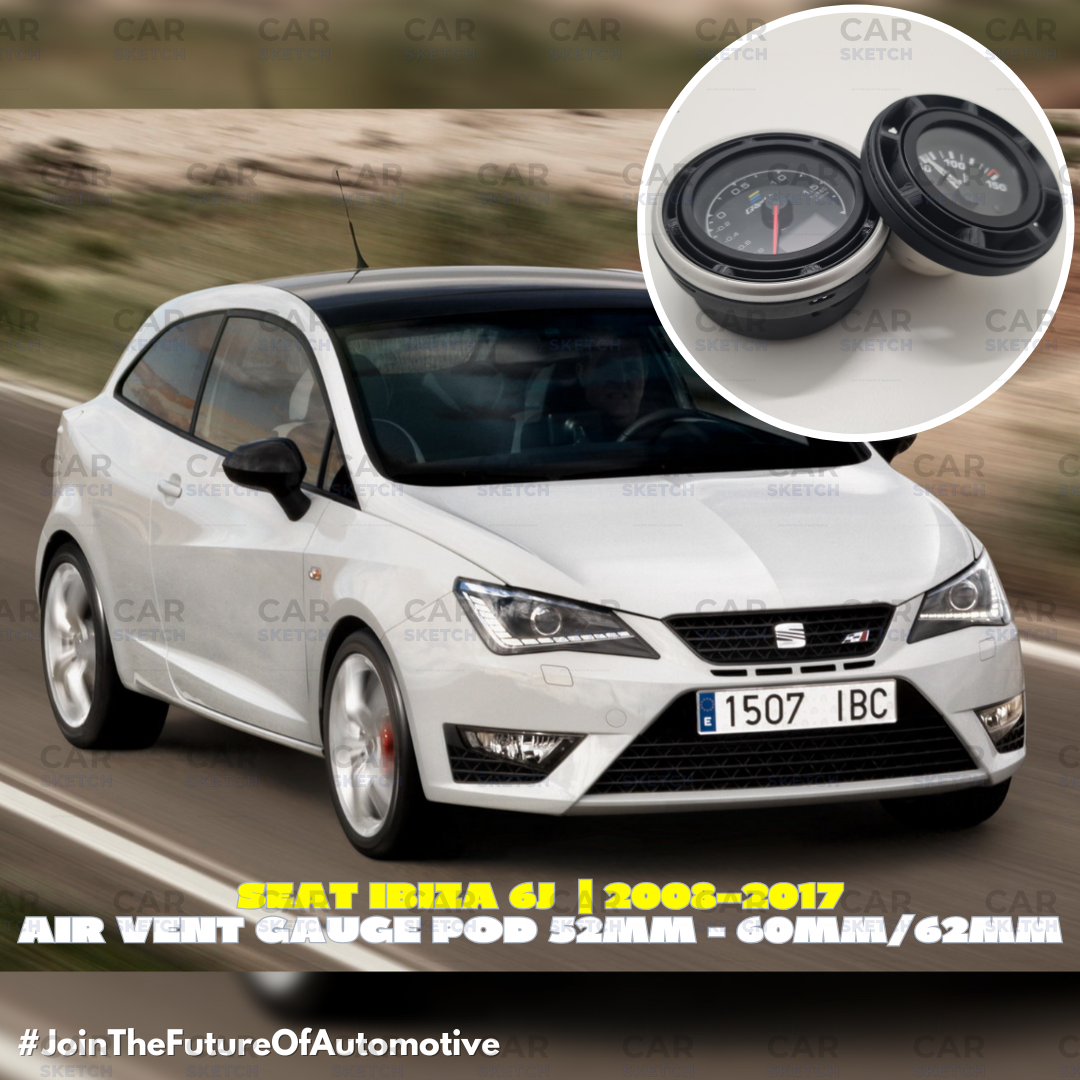 Air vent gauge pod for Seat Ibiza 6J 2008–2017 – OEM style
