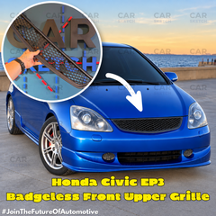 Honda Civic EP3 – Εμπρός Άνω Μάσκα Χωρίς Σήμα