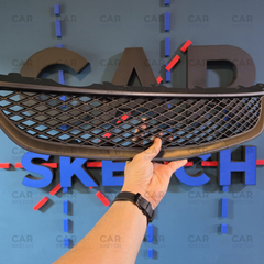 Honda Civic EP3 – Εμπρός Άνω Μάσκα Χωρίς Σήμα