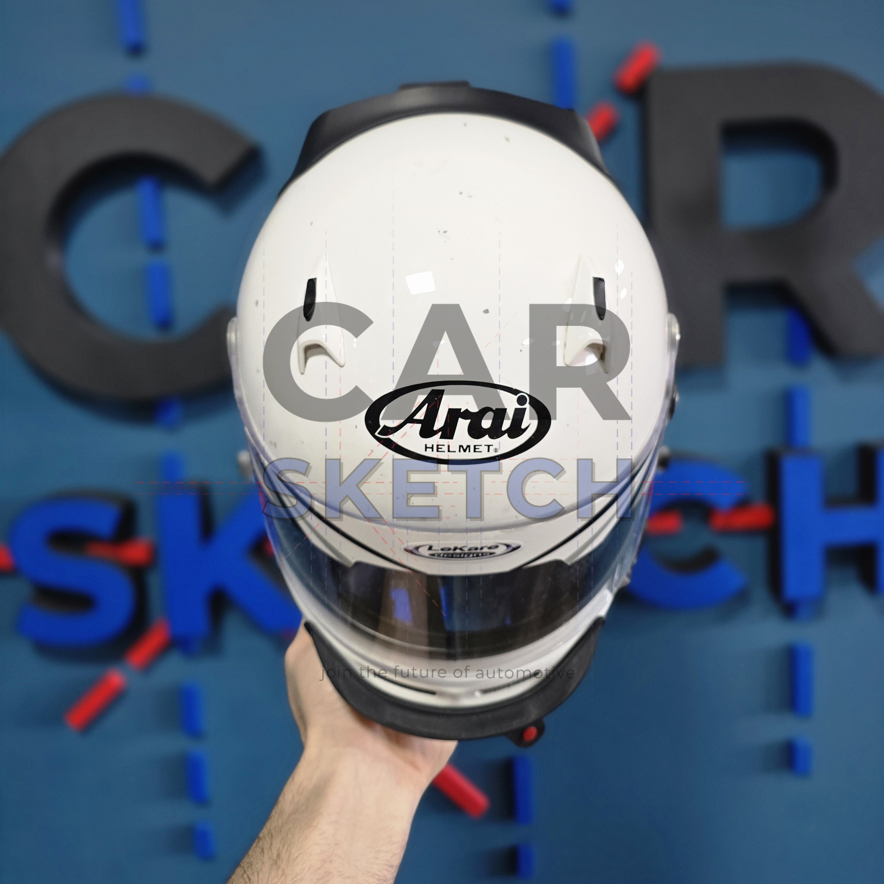 Arai SK6/CK6/GP6/GP6S Front and Rear spoiler – CarSketch