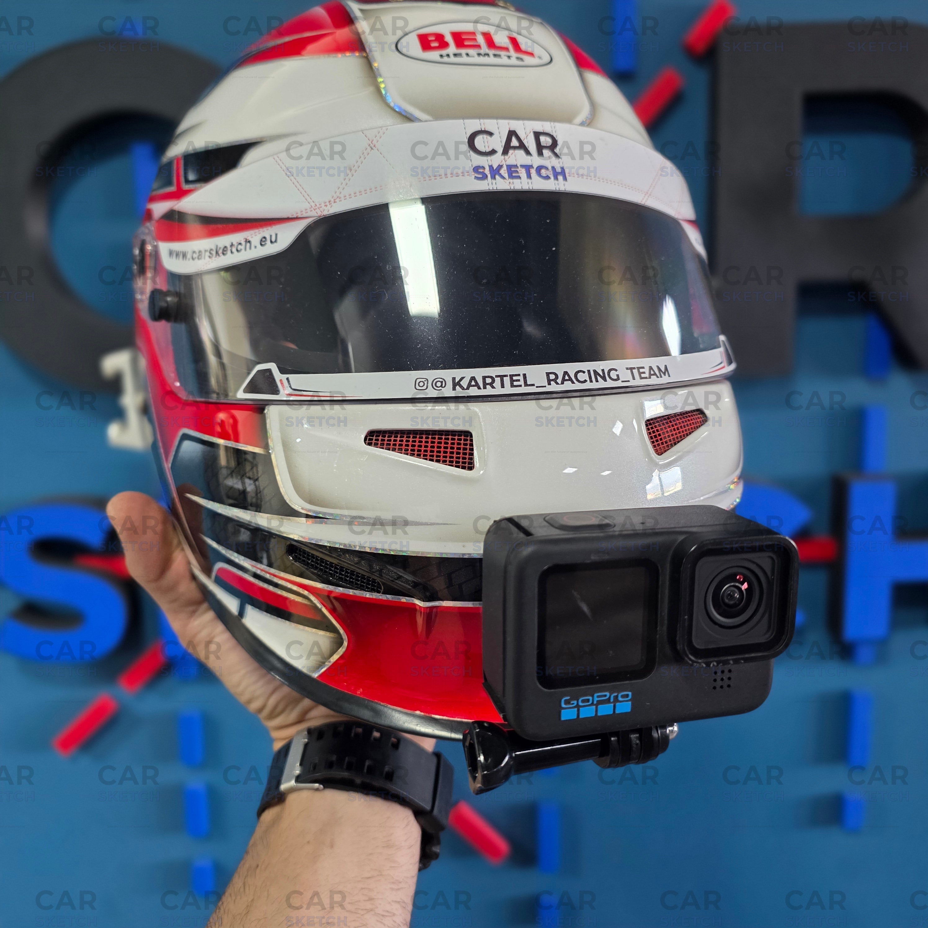 bell helmet cam Bell RS3 & RS7 Camera Mount Kit – 4 Adhesive Chin & Side Mounts – CarSketch