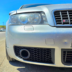 Audi S4 B6 Custom Honeycomb Κάτω Πλευρικές Γρίλιες – Σετ 2τμχ