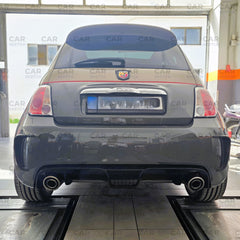 Abarth 595 Pre-Restyling / Pre-Facelift Πίσω Aero Fins Προφυλακτήρα (Σετ Αριστερό & Δεξί)