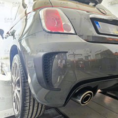 Abarth 595 Pre-Restyling / Pre-Facelift Πίσω Aero Fins Προφυλακτήρα (Σετ Αριστερό & Δεξί)