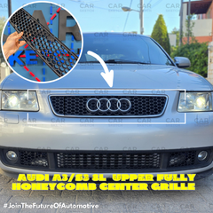 "Custom honeycomb upper center grille for Audi A3/S3 8L"