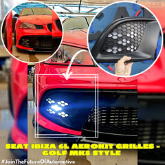 Seat Ibiza 6L Aero Kit Front Lower Grilles – Golf MK8 Style by Carsketch