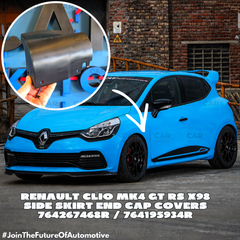 Renault Clio MK4 GT RS X98 Καλύμματα Άκρων Μαρσπιέ 764267468R / 764195934R