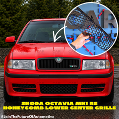 Skoda Octavia MK1 RS Honeycomb Κάτω Κεντρική Γρίλια