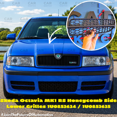 Skoda Octavia MK1 RS Honeycomb Side Lower Grilles