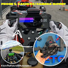 Best-selling kart phone mount system for Sodi and TB steering wheels