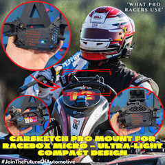 Carsketch Pro Mount for RaceBox Micro – Ultra-Light Compact Design (Official Racebox Partner)