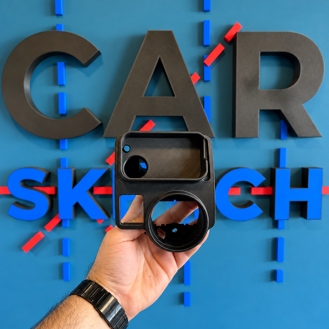 CarSketch Golf Mk4 Bora 1J driver side iBoost pod detail, mount only